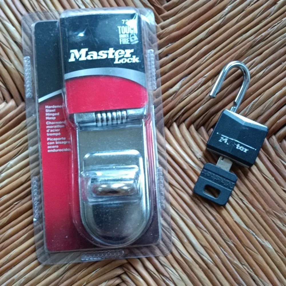 Master hinge, lock, and key. 720D.     F22​​​​​​